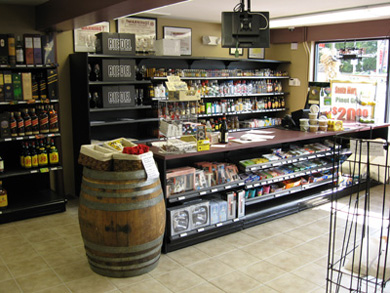 Liquor Store Checkout Counter