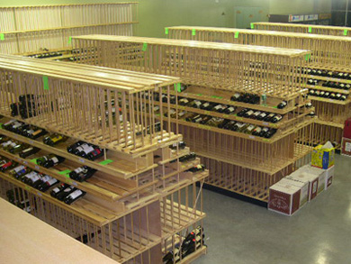 Wine Racks with Dowels