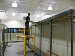 Liquor store Ultra-Span shelving installation