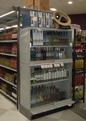 Security Case on an End Cap